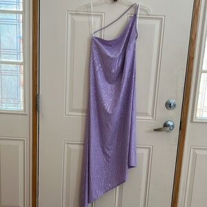 LOL one shoulder sparkle dress size 7/8